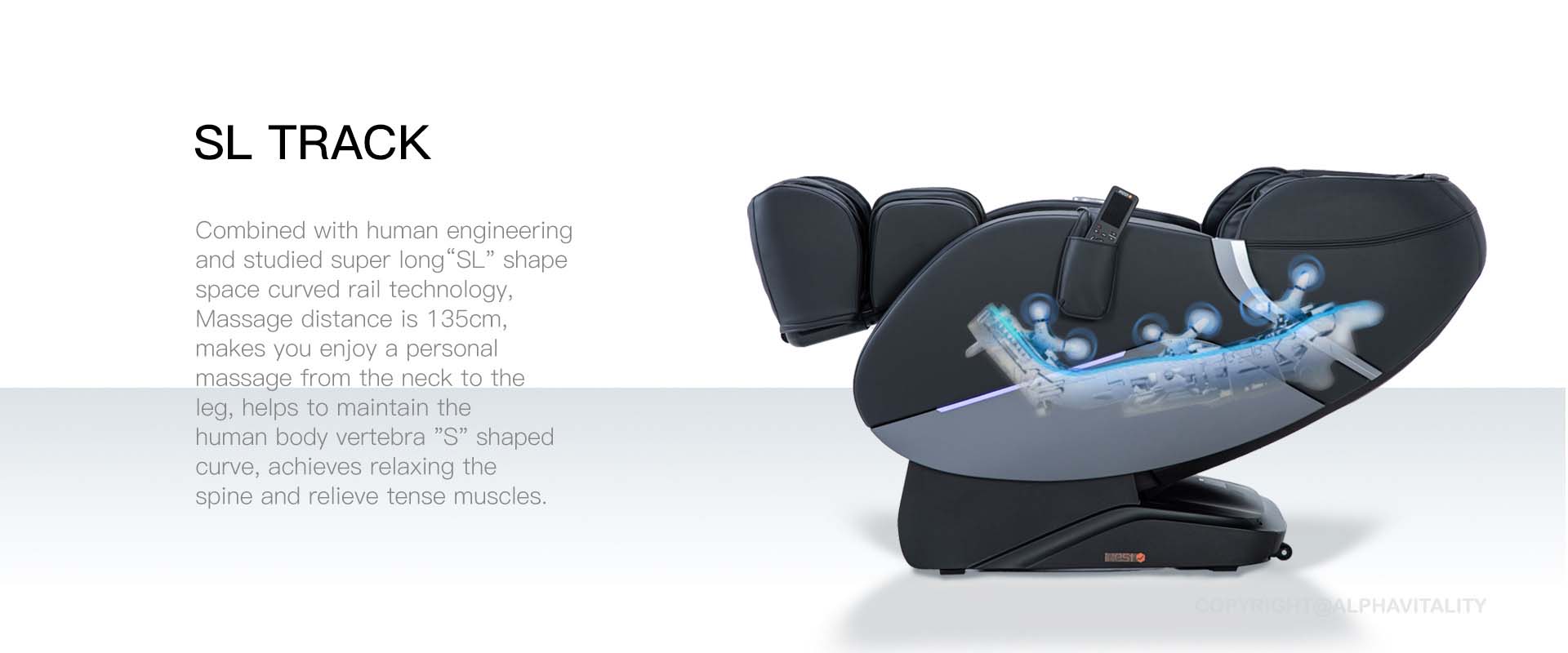 Irest A303 3d Sl Track Full Body Massage Chair